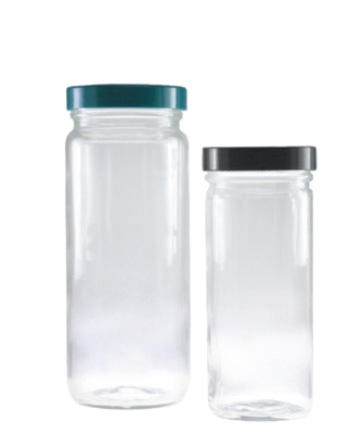 透明玻璃广口直身瓶