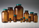 琥珀色玻璃广口瓶