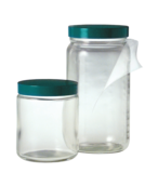 覆膜广口玻璃直身瓶