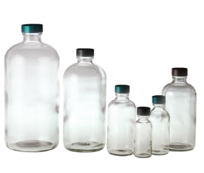 透明玻璃窄口瓶